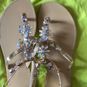 Embellished sandals